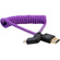 Kondor Blue Gerald Undone Right-Angle Micro-HDMI to HDMI Cable (Limited Purple, 30 to 60cm)