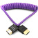 Kondor Blue Gerald Undone Full HDMI Cable 30-60cm (12"-24") Coiled (Purple MK1)