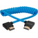 Kondor Blue Coiled Right-Angle High-Speed HDMI Cable (Kondor Blue, 30 to 60cm)