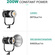 GVM-SD200D 200W High Power LED Spotlight Bi-Colour with Softbox