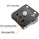 ANDYCINE Quick Release Base & Arca-Type Plate with 1/4"-20 Threads