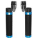 Kondor Blue Quick Release Rosette Handgrip Set (Left and Right, Raven Black)