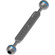 Kondor Blue Cine Magic Arm Extension Bar with Double Ball Head (4", Space Grey)