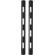 Kondor Blue PPSH 15mm Rods (Pair, Black, 20cm)