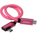 Kondor Blue iJustine Male USB-C 3.2 Gen 2 Right Angle Cable (30cm, Pink)