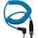 Kondor Blue Locking DC 2.1mm to Right-Angle DC 1.35mm Coiled Cable
