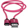 Kondor Blue iJustine Micro-USB to USB-A Charge and Sync Cable (75cm, Pink)