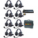 Eartec EVADE XTreme EVXT8 Industrial Full-Duplex Wireless Intercom System with 8 Dual-Ear Headsets
