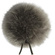 Bubblebee Industries Windbubble Miniature Imitation-Fur Windscreen (Lav Size 2, 35mm, Grey)