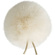 Bubblebee Industries Windbubble Miniature Imitation-Fur Windscreen (Lav Size 2, 35mm, Off-White)