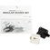 Bubblebee Industries Regular Spares Set for Lav Concealer (6 Sets, Silver/Black)