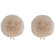 Bubblebee Industries Twin Windbubbles Imitation-Fur Windscreen Set for Lav Mics 5 to 9mm (Beige)