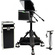Ikan 17" SDI Teleprompter, Pedestal & Dolly Turnkey with 19" Widescreen Talent Monitor
