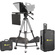 Ikan Professional 15" High-Bright Teleprompter with Tripod, Dolly, Talent Monitor Travel Kit (SDI)