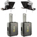 Ikan P2P Interview System with 2 Professional 15" High Bright Teleprompters Travel Kit