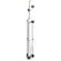 Gravity GSP5211W 35mm Adjustable Speaker Stand with Tripod Base (White)