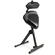 Gravity GFMSEAT1BR Height Adjustable Stool with Foot and Backrest