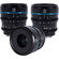 Sirui Nightwalker T1.2 S35 Cine Lens Set (X Mount, Black)