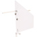 RF Venue Diversity Fin Antenna with Wall-Mount Bracket for Wireless Microphone Systems (White)