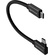 Kondor Blue Right-Angle USB-C 3.1 Gen 2 Cable (20cm, Raven Black)