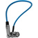 Kondor Blue BNC to 3.5mm Right-Angle Timecode Cable for Broadcast Cameras (25cm)
