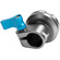 Kondor Blue 15mm Rosette Single-Rod Clamp (Space Grey)