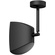 Audac ATEO2 Compact Wall Speaker with Surface Ceiling Mount (Black, 16 ohm)