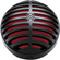 Shure MOTIV MV5 Cardioid USB/Lightning Microphone for Computers and iOS Devices (Black/Red Foam)
