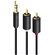 Alogic Premium Mini-Phone to RCA Stereo Cable (2m)