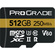 ProGrade Digital 512GB UHS-II microSDXC Memory Card with SD Adapter