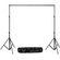 Xlite Standard 3x6m Muslin Background Kit (Black/White)