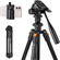 K&F Concept KF09.115 Lightweight Video Travel Tripod with Smartphone Clamp