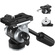 K&F Concept FH-02 Video Fluid Head (Black/Grey)