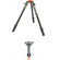 3 Legged Thing Legends Nicky 4-Section Carbon Fibre Hybrid Tripod Kit with 75mm Half Bowl Leveler