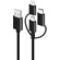 Alogic 3-in-1 USB to Micro USB/Lightning/USB-C Cable (1m)
