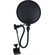 Proel Mic Pop Shield on Gooseneck Fitting (Black)