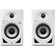 Pioneer DJ DM-40D-BT 4" Two-Way Active Desktop Monitor System with Bluetooth (Pair, White)