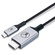 Bonelk USB-C to HDMI Long Life Cable (2.5m, Black/Space Grey)