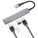Bonelk Long-Life USB-C to 4 Port USB 3.0 Slim Hub (Space Grey)