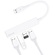 Bonelk Long-Life USB-A to 4 Port USB 3.0 Slim Hub (White)