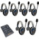 Eartec UltraLITE Pro16 Full-Duplex Wireless Intercom System with 6 Single-Ear Headsets (2.4 GHz)