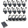 Eartec UltraLITE Pro16 Full-Duplex Wireless Intercom System with 10 Single-Ear Headsets (2.4 GHz)