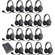 Eartec UltraLITE Pro16 Full-Duplex Wireless Intercom System with 16 Dual-Ear Headsets (2.4 GHz)