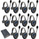 Eartec UltraLITE Pro16 Full-Duplex Wireless Intercom System with 11 Single-Ear Headsets (2.4 GHz)