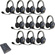 Eartec UltraLITE Pro16 Full-Duplex Wireless Intercom System with 11 Dual-Ear Headsets (2.4 GHz)