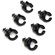Titan 3/8"-16 Cable Management Clips (6 Pack, Black)