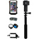 DiCAPac Waterproof Action Case for Smartphone up to 5.8" and Floating Selfie Stick Kit