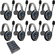 Eartec UltraLITE Pro16 Full-Duplex Wireless Intercom System with 8 Single-Ear Headsets (2.4 GHz)