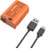 SmallRig 4979 DMW-BLK22 USB-C Rechargeable Camera Battery (Orange)