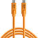 Tether Tools TetherGuard LeverLock Plate & TetherPro USB-C Cable Kit (4.5m, High-Visibility Orange)
